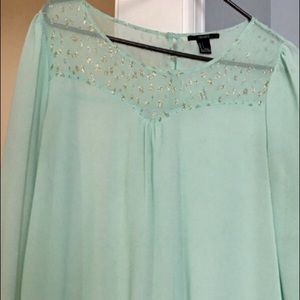 ❌RESERVED/SOLD❌Forever 21 Sheer Blouse